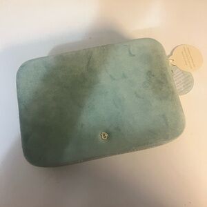 Spartina 449 XL Jewelry Travel Case Dusty Blue Velvet NWT